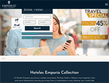 Tablet Screenshot of emporiohotels.com